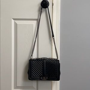 Rebecca Minkoff Chevron Quilted Love Crossbody Bag